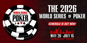 WSOP 2026, cento bracciali in palio: date ufficiali, novità e tornei principali