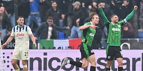 Atalanta ko, impresa Sassuolo: Grosso batte Palladino in 10 contro 11, la Juve ringrazia