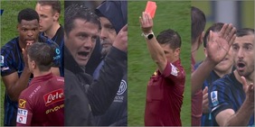 Inter, saltano i nervi: il pari di Krstovic manda tutti fuori di testa, Chivu espulso
