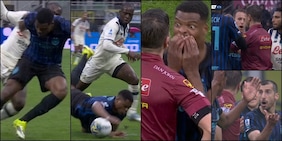 Dumfries cerca la furbata, Manganiello non ci casca: pari Atalanta, l'Inter va nel caos