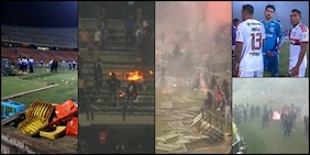 Danilo e Alex Sandro, paura in Libertadores: stadio in fiamme, violenza e bombe carta