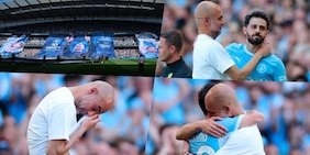 Guardiola e l’ultima con il City: l’emozionante coreografia. Poi in lacrime dopo il cambio di Bernardo Silva