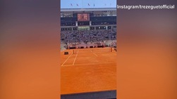 Tennis, Trezeguet presente sugli spalti del Roland Garros