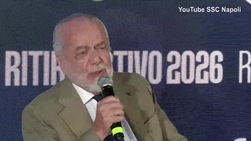 De Laurentiis: "Lukaku e De Bruyne? Vedremo, il mondo è pieno di calciatori"