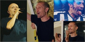 Chiellini scatenato al concerto di Max Pezzali all'Allianz Stadium