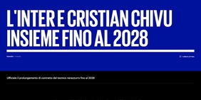 Inter, ufficiale: Chivu prolunga fino al 2028