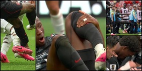 Kone shock, si spezza la gamba dopo un fallo: David e il Canada in lacrime