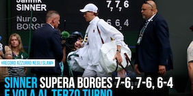 Sinner batte Borges
