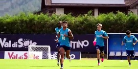 Napoli, allenamento e sudore a Dimaro