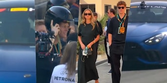 Sinner show ad Abu Dhabi: visita al paddock con Laila Hasanovic e giro di pista con Kimi Antonelli