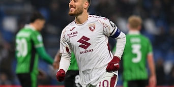 Vlasic cinico dal dischetto: il Torino batte il Sassuolo in trasferta