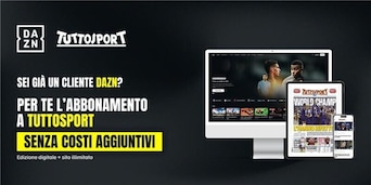 DAZN e Tuttosport: tutto il meglio dello sport sempre con te