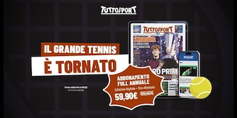 Il grande tennis è tornato! Scegli l'Abbonamento Full Annuale in promozione 