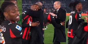 Leao furioso, rifiuta l'abbraccio con Allegri: "Era un po' nervoso...Scudetto? Serve realismo"