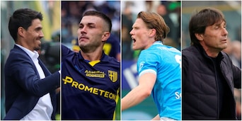 Gioia Cuesta, delusione Conte: tutte le immagini di Parma-Napoli