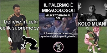 "Palermo miracoloso, gol di Milik!", idolo Celik, bersaglio Kolo: la Juve sui social