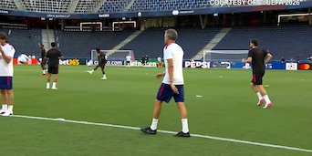 Luis Enrique, pallonata al vice Rafel Pol
