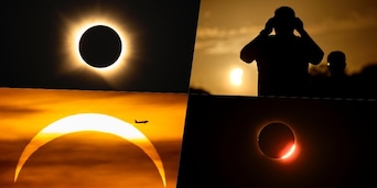 Eclissi di Sole, è uno spettacolo straordinario: dalla Siberia alla Spagna, le immagini sono mozzafiato