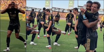 Linguaccia e scarpino lucidato: Bremer, l'esultanza dopo il gol
