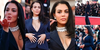 Georgina Rodriguez incanta sul red carpet a Venezia