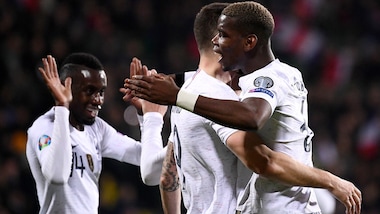 Apre Griezmann, chiude Mbappé: poker della Francia alla Moldavia