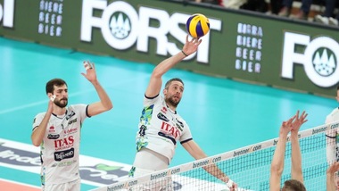 Volley: Superlega, Trento insuperabile in casa, Monza lotta ma si arrende