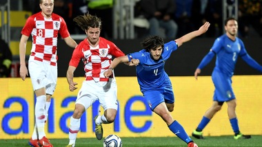 Under 21, l'Italia si fa rimontare: è 2-2 con la Croazia