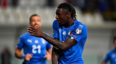 I due trattori del papà di Moise Kean