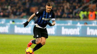 Inter, in quota il gol di Icardi con la Lazio