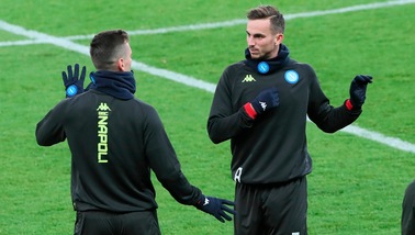 Serie A Napoli, Milik rientra in anticipo. Differenziato per Ruiz