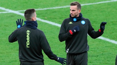 Serie A Napoli, Milik rientra in anticipo. Differenziato per Ruiz