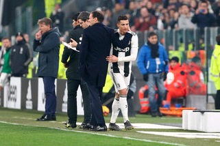 Juve, Allegri: «Ronaldo rischia di saltare l'Ajax. Kean? Ci vuole calma»