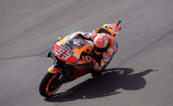 MotoGp, Argentina: Marquez davanti nelle terze libere, Rossi settimo