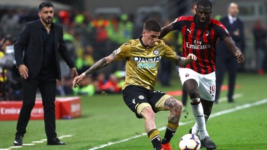 Serie A Milan-Udinese 1-1, il tabellino