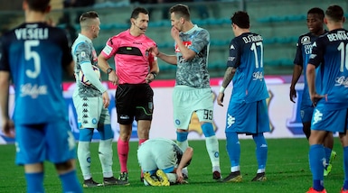 Serie A, Empoli-Napoli 2-1: Juve, scudetto più vicino