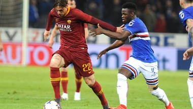 Serie A Sampdoria-Roma 0-1, il tabellino