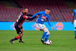 Serie A Napoli-Genoa 1-1, il tabellino