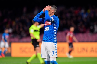 Napoli-Genoa 1-1: Juventus a un punto dallo scudetto