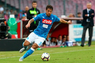 Serie A Napoli, per Verdi parte d'allenamento in gruppo