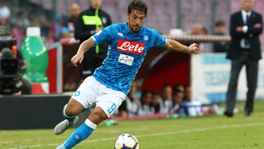Serie A Napoli, per Verdi parte d'allenamento in gruppo