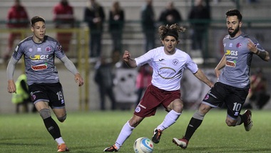 Serie C, Alessandria-Arezzo 2-3: grigi rimontati dalla banda Dal Canto