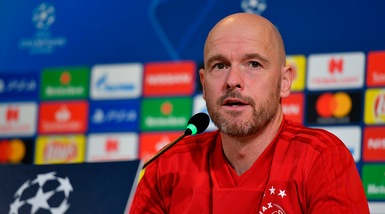Ajax, Ten Hag: La Juve è favorita. De Jong? Non so ancora se ce la farà