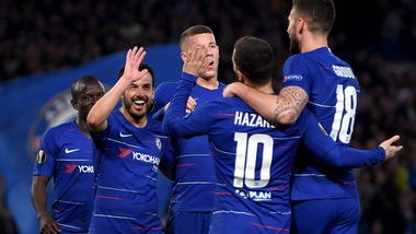Europa League: Chelsea in semifinale, impresa Eintracht, passa anche il Valencia