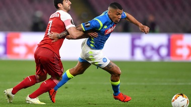 Europa League Napoli-Arsenal 0-1, il tabellino