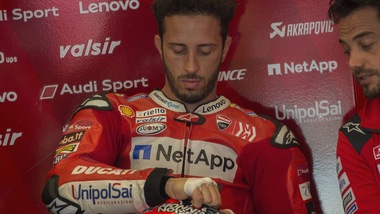 MotoGp Ducati, Dovizioso: «È incredibile vedere Rossi in pista»