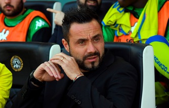 Serie A Sassuolo, De Zerbi: «Soddisfatto a metà. Salvezza? Non ancora»