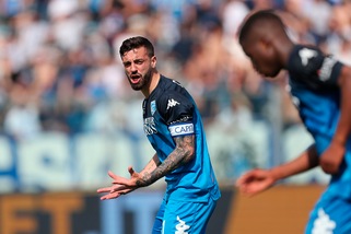 Serie A Empoli, Caputo: «Vogliamo lottare fino all'ultimo»