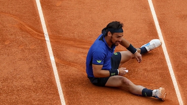 Tennis, Fognini si ferma: non giocherà a Barcellona