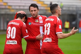 Serie C Coppa Italia, finale d'andata: Monza-Viterbese 2-1