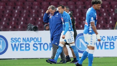 Napoli, Chiriches: operazione alla spalla la prossima settimana